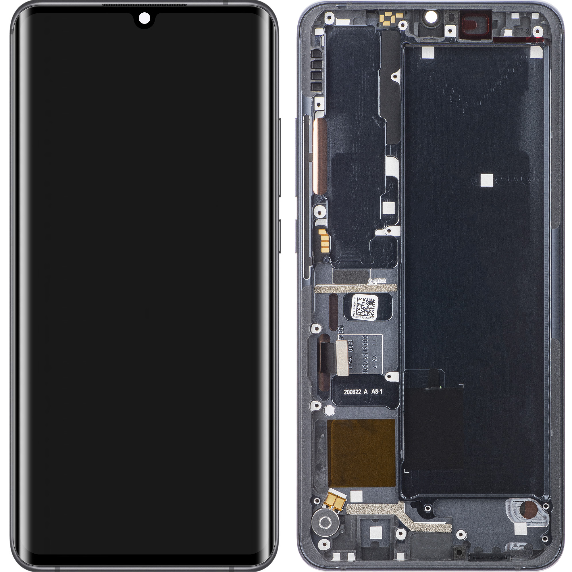 Xiaomi Mi Note 10 Lite Black LCD Display Module