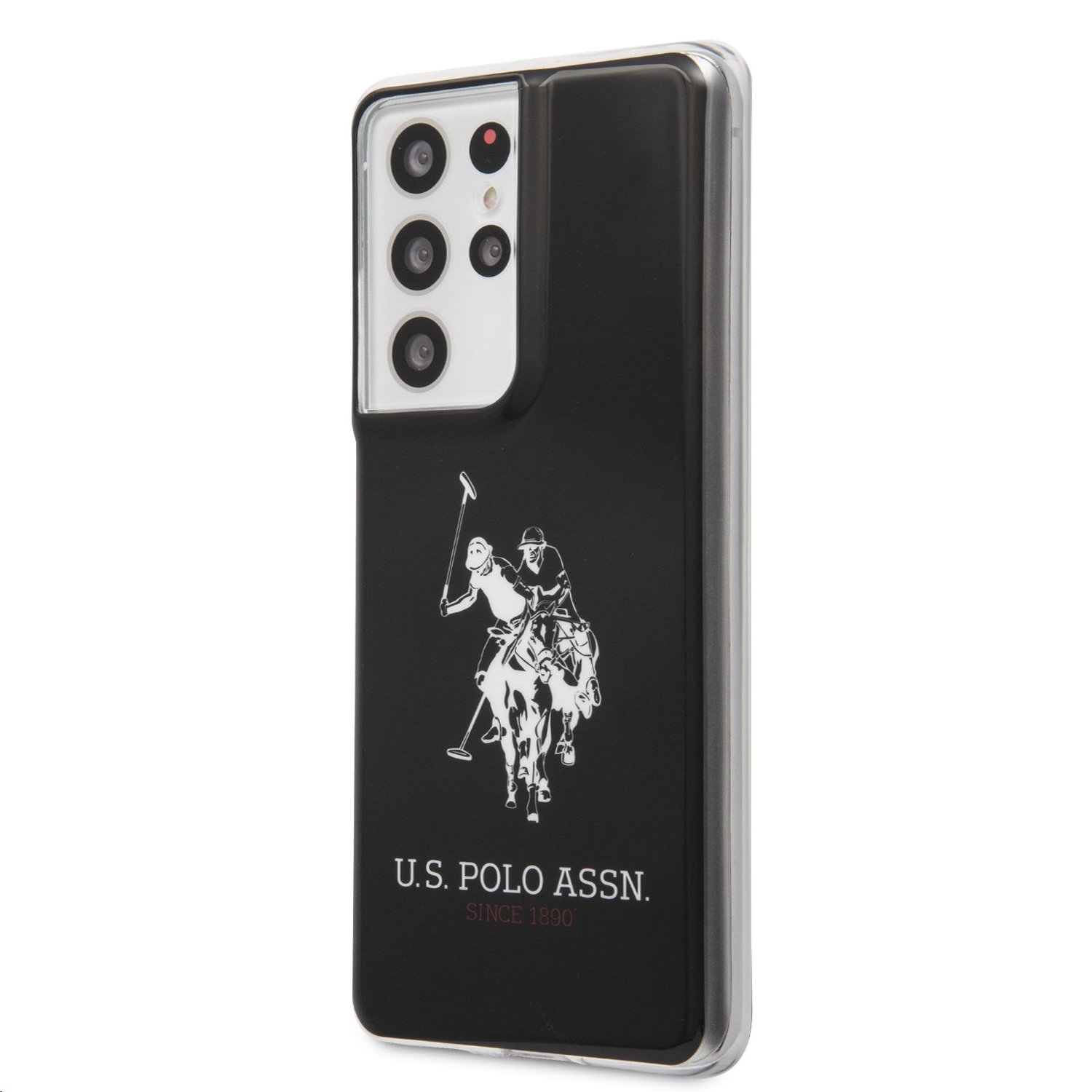 TPU Cover U.S. Polo Big Horse for Samsung Galaxy S21 Ultra 5G Black USHCS21LTPUHRBK (EU Blister)