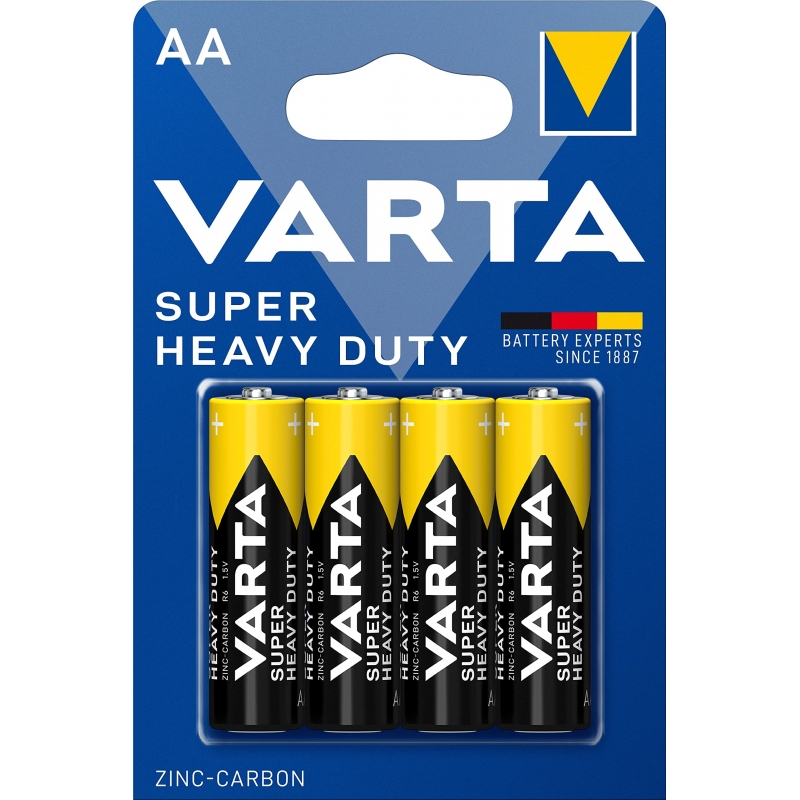 Varta Superlife Batteries, AA / LR6, Set 4 pcs (EU Blister)
