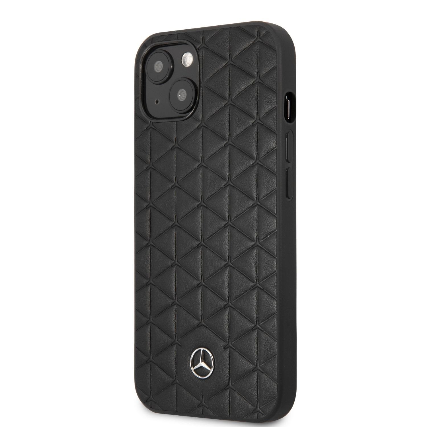 Leather Cover MERCEDES Quilted for Apple iPhone 13 mini Black MEHCP13SSPSBK (EU Blister)