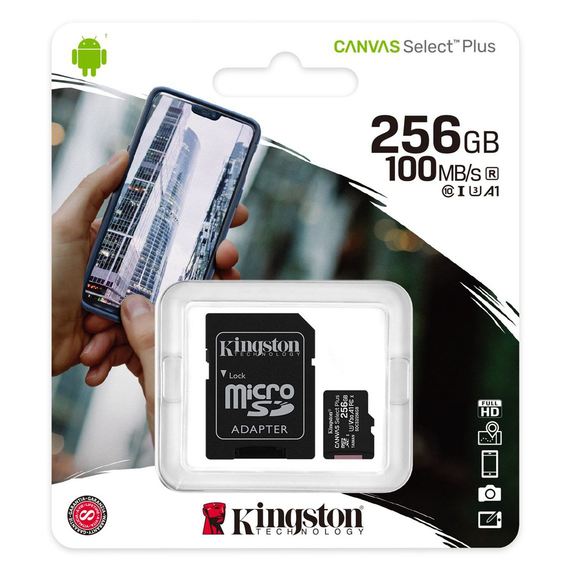 memory-card-microsdxc-kingston-canvas-select-plus-android-a1-2C-with-adapter-2C-256gb-2C-clasa-10---uhs-1-u1-2C-sdcs2-256gb--28eu-blister-29