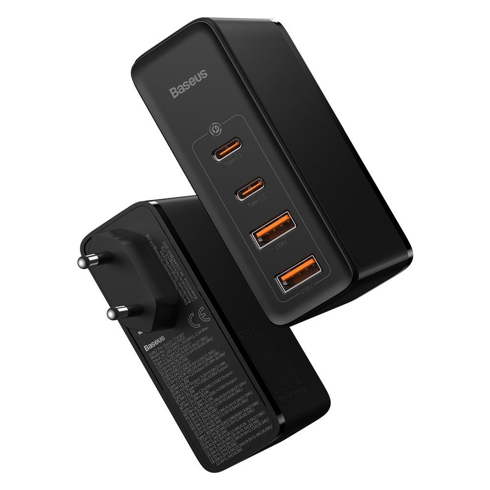 baseus-gan2-pro-fast-wall-charger-100w-usb---usb-type-c-2C-quick-charge-4-2B-power-delivery-ccgan2p-l01-black--28eu-blister-29