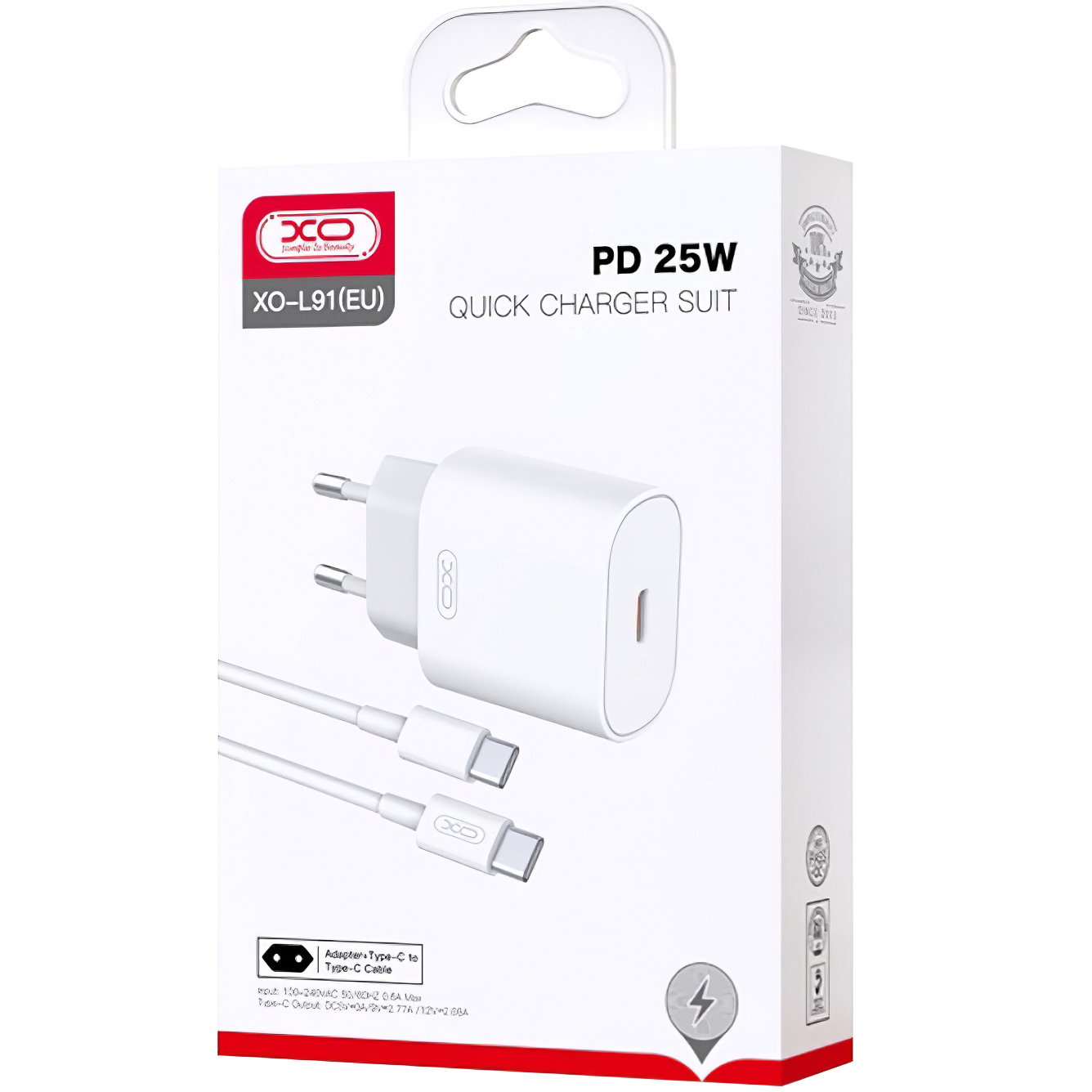 xo-design-wall-charger-l91-with-cable-2C-quick-charge-2C-25w-2C-usb-type-c-2C-white--28eu-blister-29