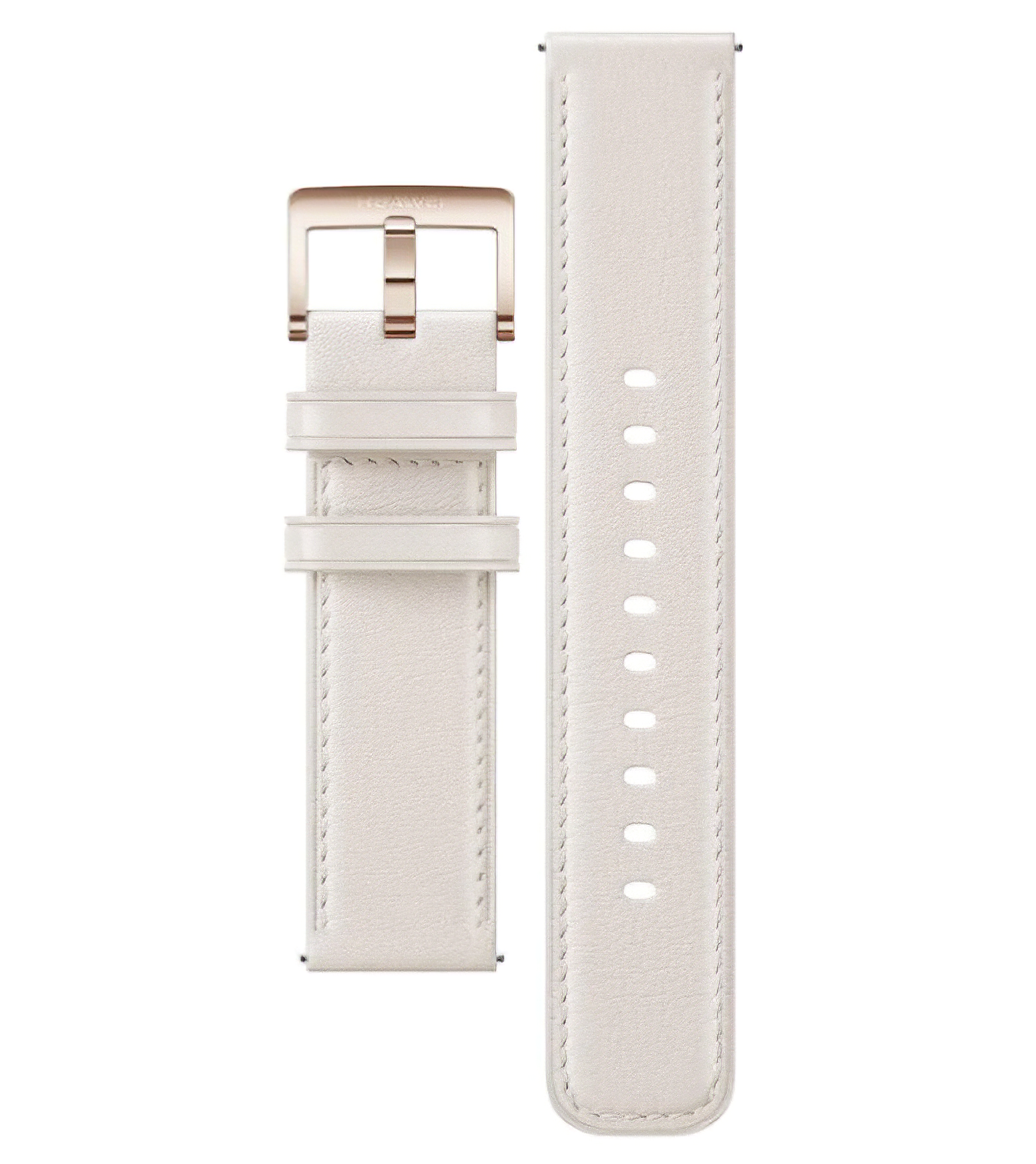 Leather Strap for Huawei EasyFit 2 20 mm Frosty White 55035557 (EU Blister)