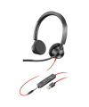 Call Center Headset Plantronics Blackwire BW3325-M, USB-A, Black 214016-01