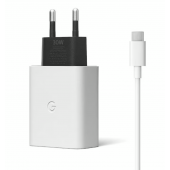 Wall Charger Google, 30W, 3A, 1 x USB-C, with USB-C Cable, White GA02275-EU