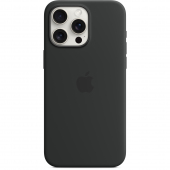 Silicone Case with MagSafe for Apple iPhone 15 Pro Max, Black MT1M3ZM/A
