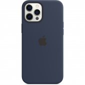 Silicone Case with MagSafe for Apple iPhone 12 / 12 Pro, Deep Navy MHL43ZM/A (Damaged Package)