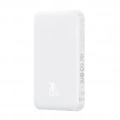 Powerbank Baseus Magnetic Mini Air, 5000mAh, 20W, PD + FQI, White P10022107223-00 