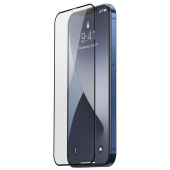 Screen Protection Nevox for Apple iPhone 13 mini, Secure Glass, Full Face, Full Glue, 3D, 9H, 0.33mm, Black (EU Blister)