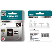 microSDXC Memory Card Kingmax PRO with Adapter, 128Gb, Class 10 / UHS-1 U1 KM128GMCSDUHSP1
