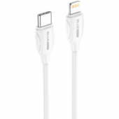 USB Type-C to Lightning Cable, BLUE Power B1BX19, 1m, PD White (EU Blister)