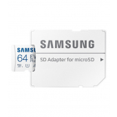 MicroSDHC Memory Card with adapter Samsung EvoPlus 64GB, Class 10/ UHS-1 U3 MB-MC64KA/EU (EU Blister)