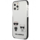 TPU Cover Karl Lagerfeld for Apple iPhone 12 / Apple iPhone 12 Pro TPE Karl and Choupette White KLHCP12MTPEKCW (EU Blister)
