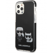 TPU Cover Karl Lagerfeld for Apple iPhone 12 / Apple iPhone 12 Pro TPE Karl and Choupette Black KLHCP12MTPEKCK (EU Blister)