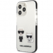 TPU Cover Karl Lagerfeld for Apple iPhone 13 Pro TPE Karl and Choupette White KLHCP13LTPEKCW (EU Blister)