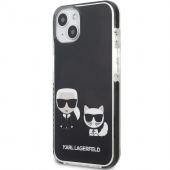 TPU Cover Karl Lagerfeld for Apple iPhone 13 TPE Karl and Choupette Black KLHCP13MTPEKCK (EU Blister)