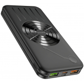 Powerbank Borofone BJ7, 10000 mA, Fast Wireless - Power Delivery (PD) - Quick Charge 4.0, 22.5W, Black (EU Blister)