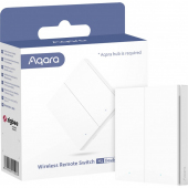 AQARA Wireless Switch H1 (Double Rocker), White (EU Blister)