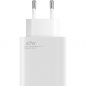 Wall Charger Xiaomi 67W, 1x USB with Type-C Cable White BHR6035EU (EU Blister)