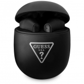 Bluetooth Handsfree Guess Triangle Logo SinglePoint BT5.0 Stereo Glossy Black GUTWST82TRK (EU Blister)