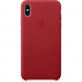 Leather Case For Apple iPhone XS Max, Red MRWQ2ZM/A