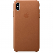 Leather Case For Apple iPhone XS Max, Saddle Brown MRWV2ZM/A
