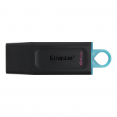 External Memory Kingston DT Exodia, 64Gb, USB 3.2, Black and Blue, DTX/64GB (EU Blister)