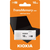 External Memory KIOXIA U301, 16Gb, USB 3.2, White, LU301W016GG4 (EU Blister)
