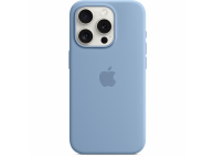 Silicone Case with MagSafe for Apple iPhone 15 Pro, Winter Blue MT1L3ZM/A