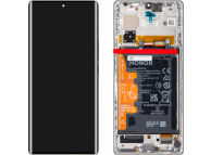 LCD Display Module for Honor 70, with Battery, Crystal Silver