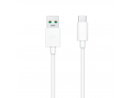 USB-A to USB-C Cable Oppo DL129, 65W, 8A, 1m, White