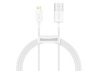 USB-A to Lightning Cable Baseus Superior Series, 20W, 2.4A, 1m, White CALYS-A02 