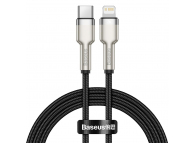 USB-C to Lightning Cable Baseus Cafule Series Metal, 20W, 2.4A, 1m, Black CATLJK-A01 
