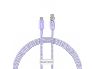 USB-A to USB-C Cable Baseus Explorer, 100W, 5A, 2m, Purple CATS010505 