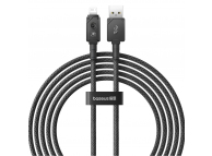 USB-A to Lightning Cable Baseus Unbreakable, 18W, 2.4A, 2m, Black 