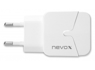 Wall Charger Nevox, 2.4A, 2x USB, White HC-1680 (EU Blister)