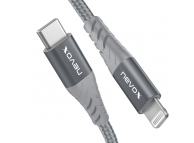 Nevox Charging and Data cable USB Type-C to Lightning, 0.5m, Grey (EU Blister)