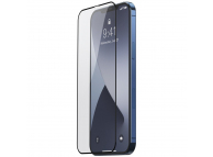 Tempered Glass Nevox for Apple iPhone 13 / 13 Pro, Secure Glass, Full Glue, 3D, 9H, 0.33mm, Black (EU Blister)