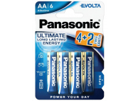 Panasonic Evolta Batteries, AA / LR6 / 1.5V, Set 6 pcs, Alkaline (EU Blister)