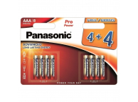 Panasonic PRO Power Batteries, AAA / LR03 / 1.5V, Set 8 pcs, Alkaline (EU Blister)