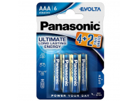 Panasonic Evolta Batteries, AAA / LR03 / 1.5V, Set 6 bucati, Alkaline (EU Blister)