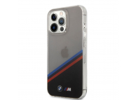 TPU Cover BMW M Tricolor Stripes for Apple iPhone 13 Pro Transparent BMHCP13LMHLPK (EU Blister)