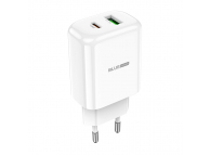Wall Charger BLUE Power BBN4 Potential, 1 x USB + 1 x USB Type C ,QC, 20W, White (EU Blister)