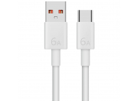 USB-A to USB-C Cable Huawei, 66W, 6A, 1m, White 04072004