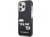 TPU Cover Karl Lagerfeld for Apple iPhone 13 Pro Max TPE Karl and Choupette Black KLHCP13XTPEKCK (EU Blister)