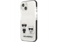TPU Cover Karl Lagerfeld for Apple iPhone 13 TPE Karl and Choupette White KLHCP13MTPEKCW (EU Blister)