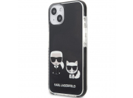 TPU Cover Karl Lagerfeld for Apple iPhone 13 TPE Karl and Choupette Black KLHCP13MTPEKCK (EU Blister)