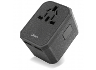 UNIQ Voyage PD Travel Charger Adapter All in One, 33W, Grey (EU Blister)