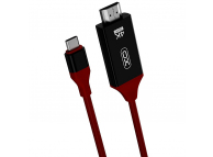XO Design GB005 Audio and Video Cable HDMI to Type-C, 2 m, 4K, Red (EU Blister)